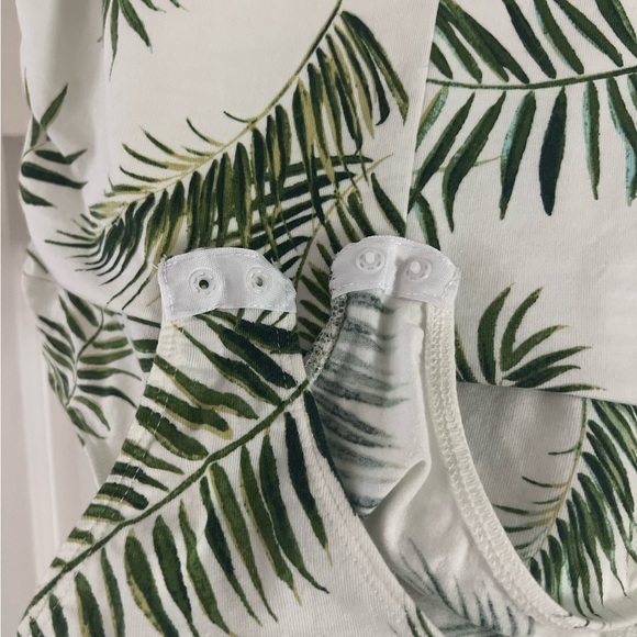 H&M Palm Leaves Patterned Bodysuit - Picture 8 of 9